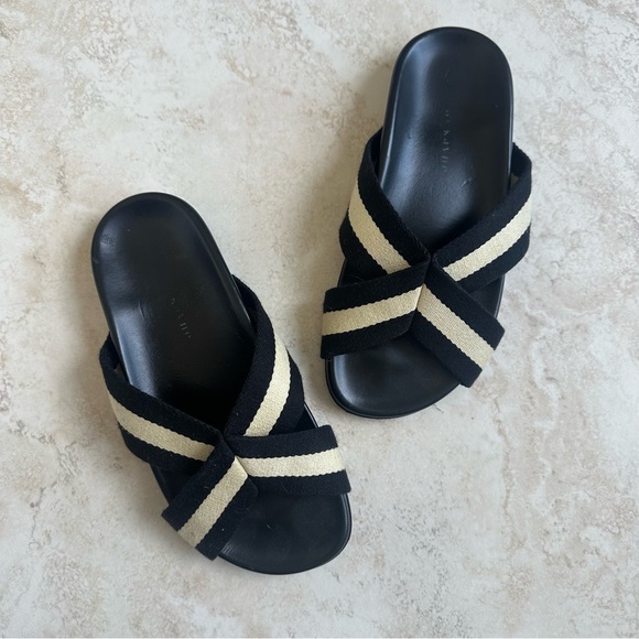 JENNI KAYNE Criss Cross Canvas Sandals